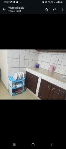 Dapur atau dapur kecil di Chez jo Deux