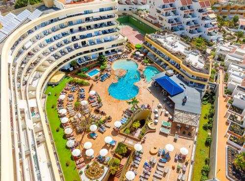 an aerial view of a resort with a swimming pool at HOVIMA Santa María in Adeje