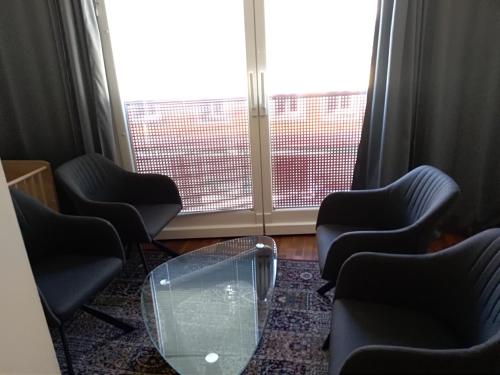 Posezení v ubytování Stadtferienwohnung im Zentrum