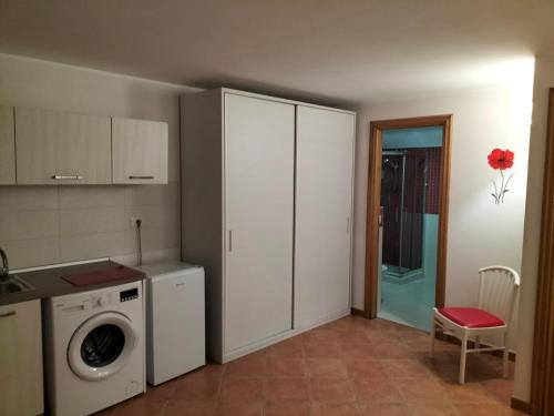 Kuchyň nebo kuchyňský kout v ubytování B&B Il Quadrifoglio Tropea