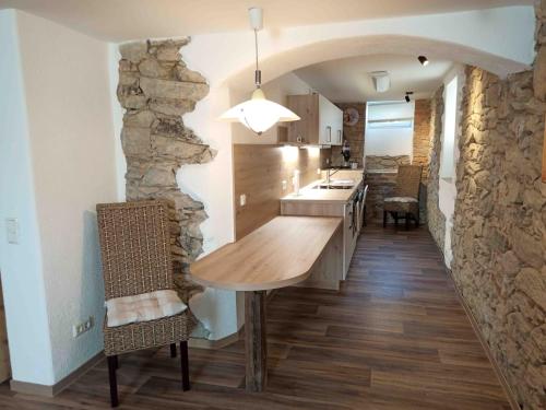Η κουζίνα ή μικρή κουζίνα στο Ferienwohnung Urlaubsbasis Renate