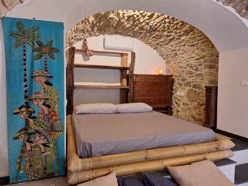 Ένα ή περισσότερα κρεβάτια σε δωμάτιο στο Casa del relax e dello sport