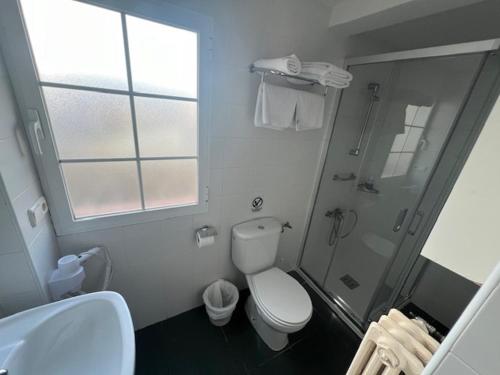 Koupelna v ubytování Hostal Venta Del Sol