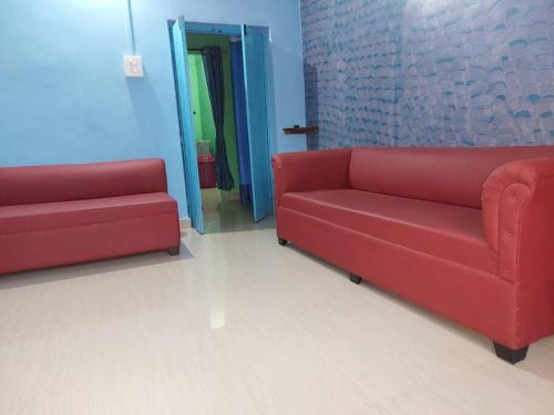 Zona de estar de Oliver's Goa Guesthouse