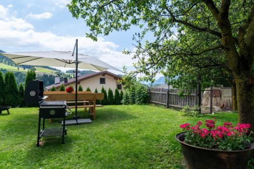 Zahrada ubytování Moarhof Ums
