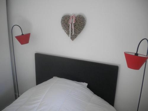 Postel nebo postele na pokoji v ubytování Albret 3 Soustons-plage Vieux Boucau