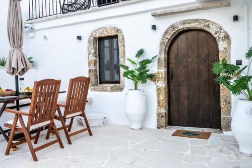 Патио или другая зона на открытом воздухе в Villa Kamari - Elenes Village
