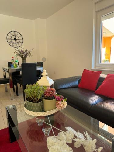 Χώρος καθιστικού στο Comfortable apartment near Opatija