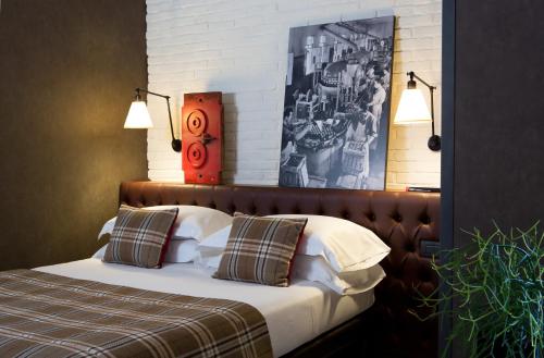 Postel nebo postele na pokoji v ubytování Starhotels Business Palace