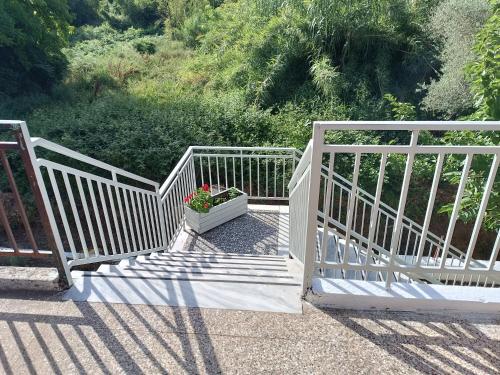 Balkón nebo terasa v ubytování GIOTAS APARTMENTS - STUDIOS