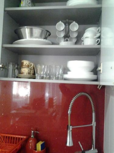 Kuchyň nebo kuchyňský kout v ubytování Apartamento acogedor a 10 min de la playa
