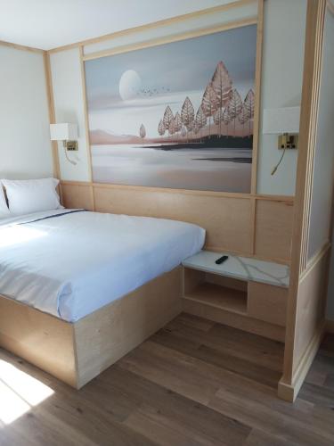 Greenview Inn Riverheadにあるベッド