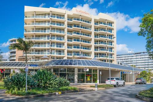 a hotel in front of a parking lot at Northpoint 402 in Port Macquarie