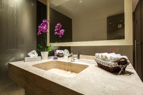 A bathroom at Hotel Villa Margherita