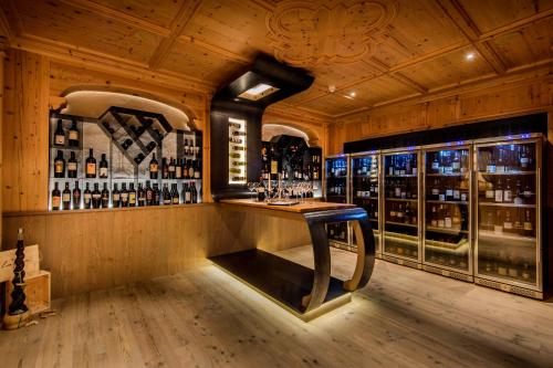 Ο χώρος του lounge ή του μπαρ στο Hotel Diamant