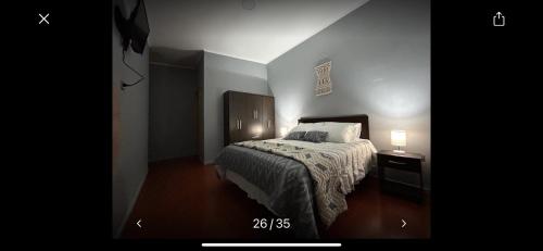 Hotel Esesurにあるベッド