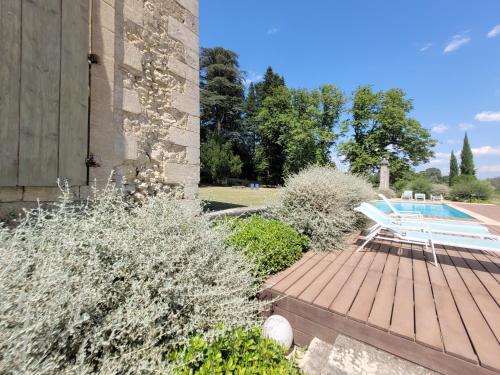 Bazén v ubytování la bastide de l'adrech nebo v jeho okolí