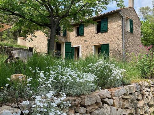 Κήπος έξω από το Domaine Le Poucet - Piscine en forêt