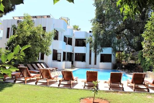 Πισίνα στο ή κοντά στο Meşe Hotel