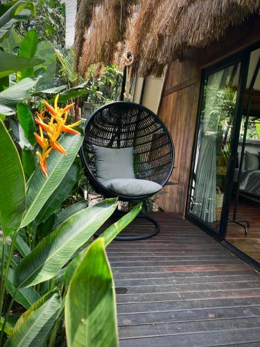Zahrada ubytování Kabinji Bali