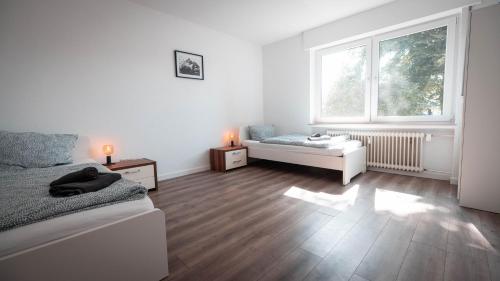 Posezení v ubytování Ferien & Monteurwohnung in Bohmte-Hunteburg