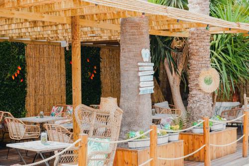 Χώρος καθιστικού στο Lantiana Napa Aparthotel 