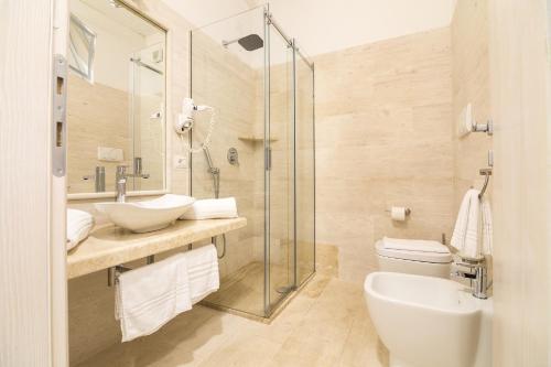 Ванная комната в Hotel Vecchia Marina