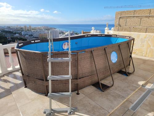 Ferienhaus El Musgo mit Meerblick und Pool