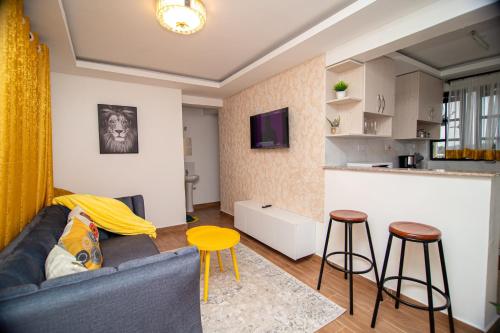 Dapur atau dapur kecil di CynRose Suites