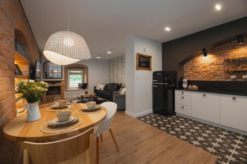 Kuchyň nebo kuchyňský kout v ubytování Apartament Chili - Sudeckie Historie