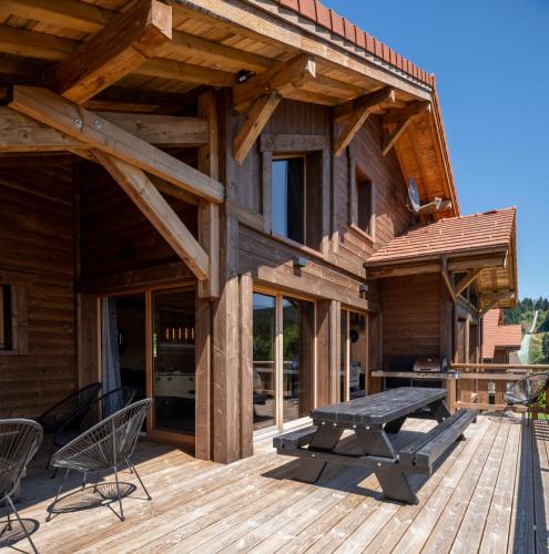 Chalet Emeraude, chalet de luxe avec vue montagne