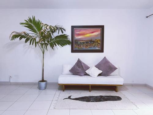 Bel appartement avec jardin aux Mamelles