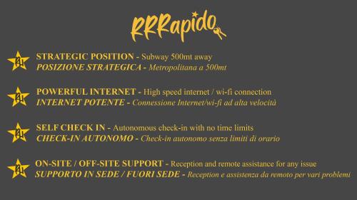 a flyer for a music festival with a gold label at RRRapido Hotel in Sesto San Giovanni
