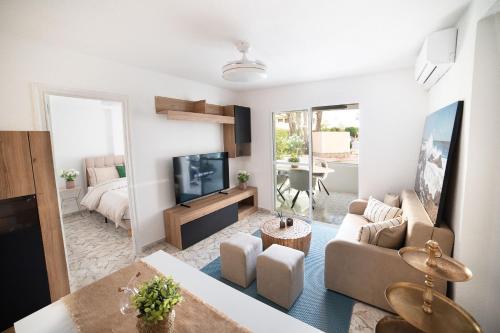 Μια τηλεόραση ή/και κέντρο ψυχαγωγίας στο Maison Miramar Cabo Cervera