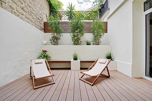 Charming apt with patio - 2BD4P - Monceau Park