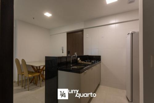 Dapur atau dapur kecil di Complexo Heron Marinho