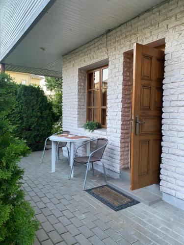 En terrasse eller udendørsområde på PaLange