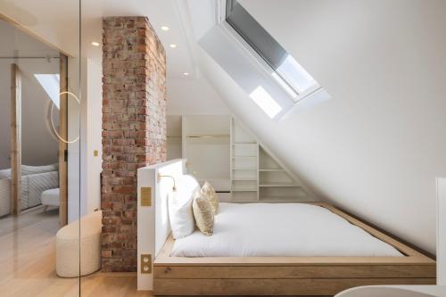 Ένα ή περισσότερα κρεβάτια σε δωμάτιο στο MM, Just Nature