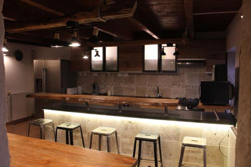 Køkken eller tekøkken på GITE 15 personnes confort et authenticité