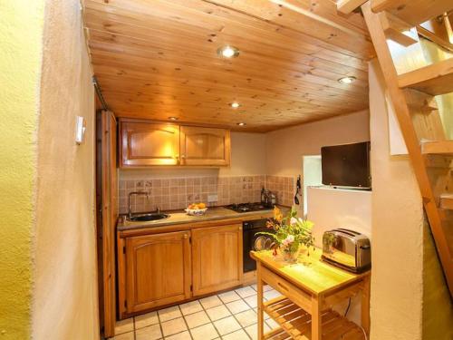 Kuchyň nebo kuchyňský kout v ubytování Alderlane cottage