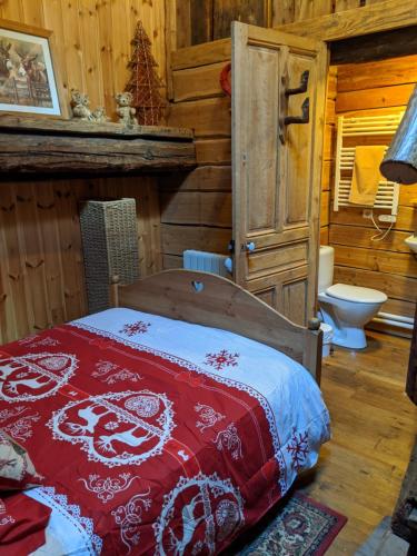 Koupelna v ubytování Gite Du Bois De L'ours