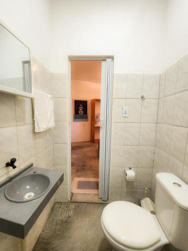 Koupelna v ubytování Casa Circular