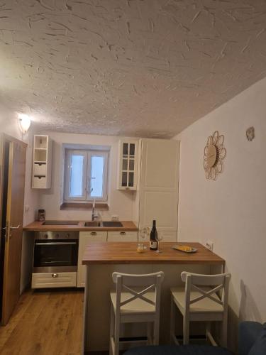 Kuchyň nebo kuchyňský kout v ubytování Apartman Lara