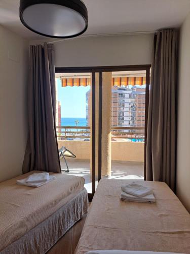 Apart moderno con vista al mar, Piscina, Parking
