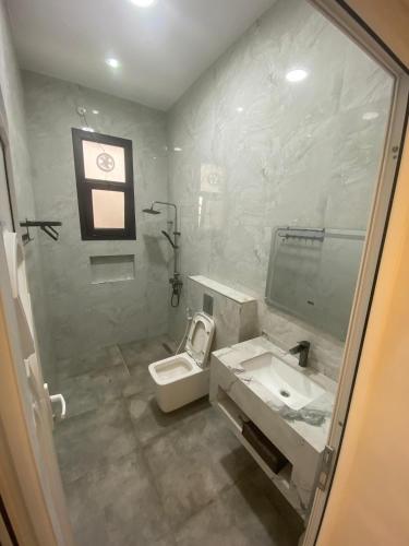 Koupelna v ubytování alwed-villas