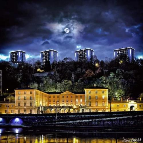 Appart climatisé Terrasse Vue sur Lyon et les quais de Saône photo 16