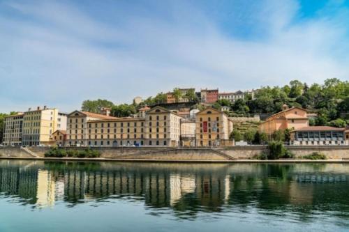 Appart climatisé Terrasse Vue sur Lyon et les quais de Saône photo 6