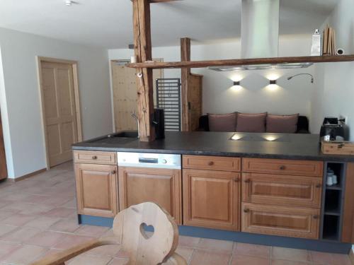 Η κουζίνα ή μικρή κουζίνα στο Richter Comfortable holiday residence