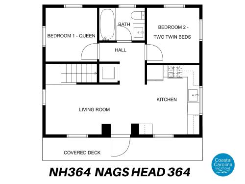 Pelan lantai bagi NH364 Nags Head 364
