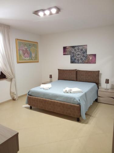 Postel nebo postele na pokoji v ubytování La Macchia